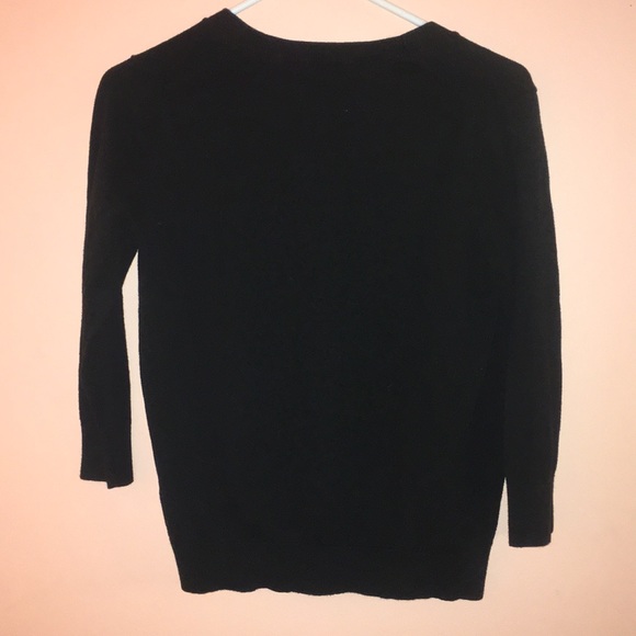 Old Navy 3/4 Sleeve Black Cardigan - Picture 4 of 4